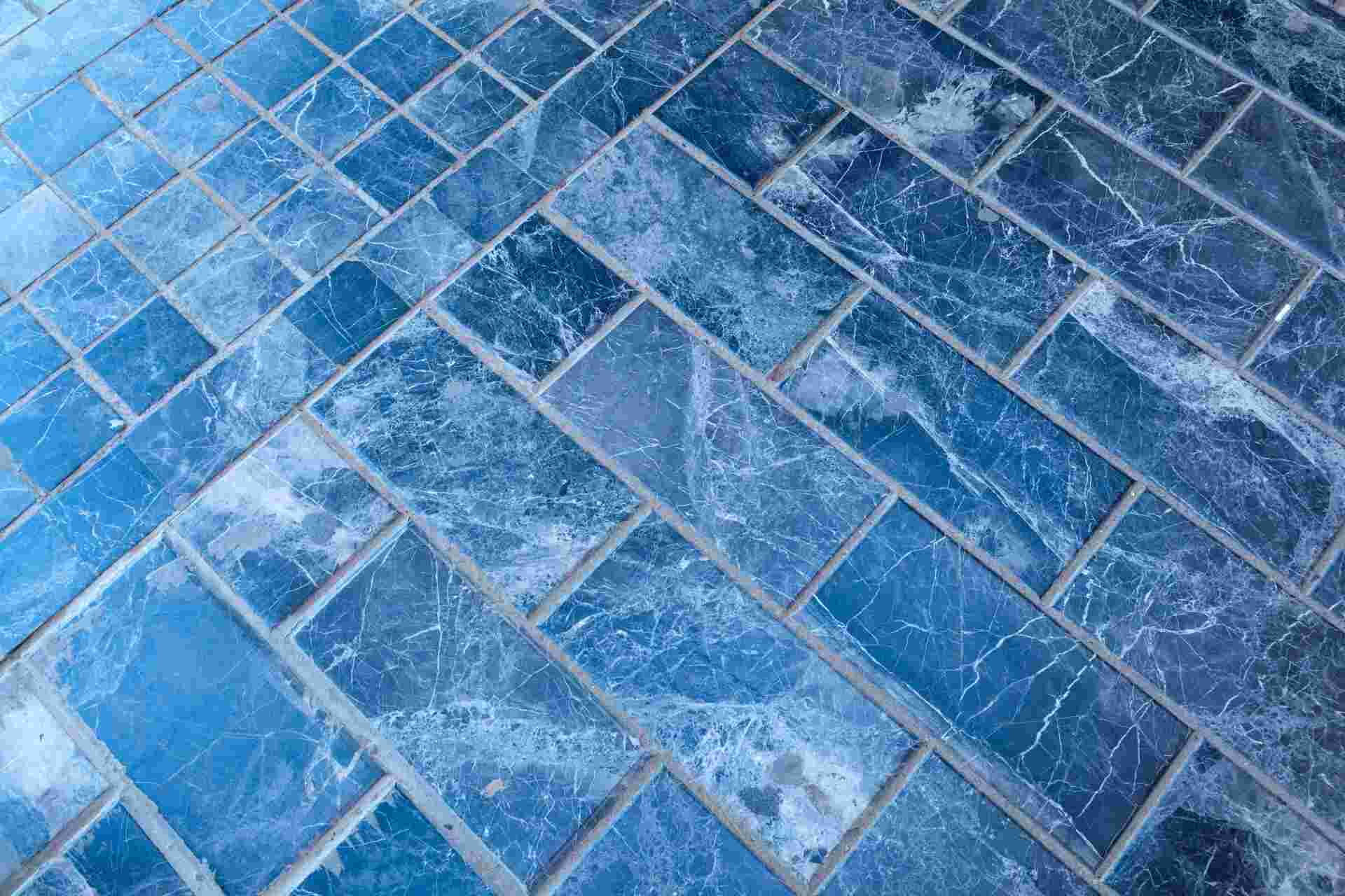 Blue coloured bathroom flooring in Maryland, Virginia, & Washington, DC