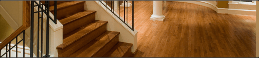 Hardwood stairs and flooring installation.